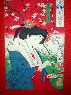 Tsukioka Yoshitoshi: Nishinotouin Shigeko — 正五位西洞院成子 - Japanese Art Open Database