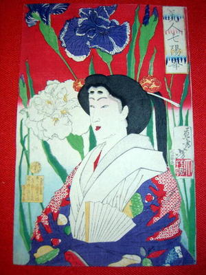 月岡芳年: Shoukenkoutaigou- Empress dowager — 昭憲皇太后 - Japanese Art Open Database