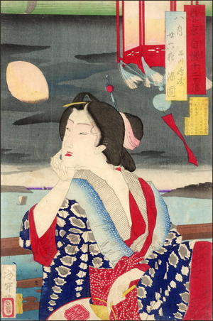 Tsukioka Yoshitoshi: August - Japanese Art Open Database