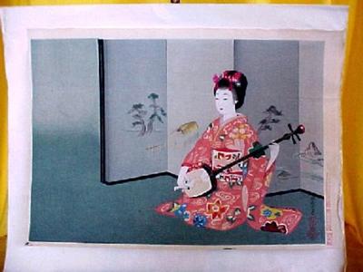 Yurimoto Keiko: Shamisen - Japanese Art Open Database
