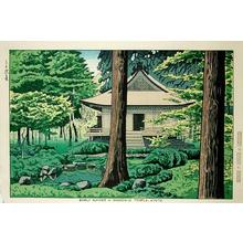 Fujishima Takeji: Early Summer in Sanzen-In Temple, Kyoto — 三千院夏 - Japanese Art Open Database