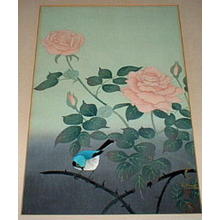 Bakufu Ohno: Red Rose (later restrike) - Japanese Art Open Database