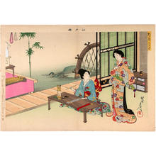 Toyohara Chikanobu: The star festival on July 7th - Japanese Art Open Database