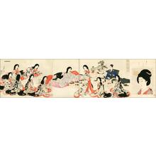 Japanese Print "Series Cover" by Toyohara Chikanobu, 豊原周延 (Chikanobu Yoshu (1838-1912) Toyohara (楊洲周延))