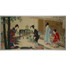 Toyohara Chikanobu: Tea ceremony — 茶の湯 - Japanese Art Open Database