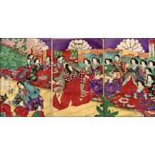 豊原周延: Royal family dinner - Japanese Art Open Database