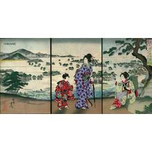 豊原周延: Rikuzen Matsushima — 陸前松島乃景 - Japanese Art Open Database