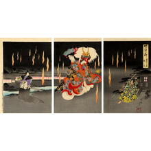 豊原周延: The Fire Flashes - Japanese Art Open Database