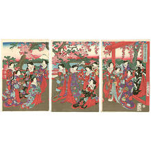 豊原周延: Ueno Kiyomizu — 上野清水 - Japanese Art Open Database