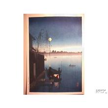 Eijiro Kobayashi: Summer Evening on the Sumida River - Japanese Art Open Database