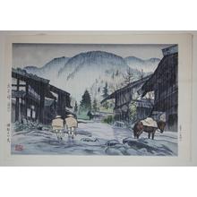 Goro Tsuruta: Ohira Pass in Shinshu - Japanese Art Open Database