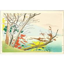 Goto Teinosuke: Lake Chuzenji in Autumn — chuzenji Ko-han Shushoku - Japanese Art Open Database