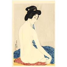 橋口五葉: Woman after a Bath — 化粧の女 - Japanese Art Open Database