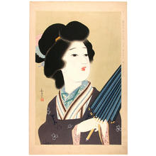 Hamada Josen: May- Umbrella - Japanese Art Open Database