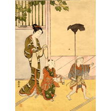 Suzuki Harunobu: Mother and Children - Japanese Art Open Database