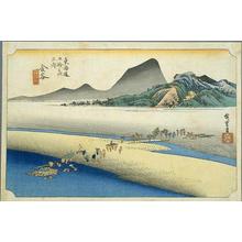 Utagawa Hiroshige: Kanaya - Japanese Art Open Database