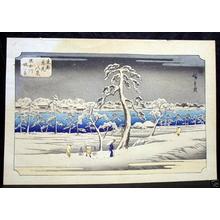 Utagawa Hiroshige: View From the Sumida River Embankment — 隅田川 堤の景 - Japanese Art Open Database
