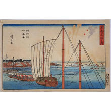 Utagawa Hiroshige: View of Tsukuda and Teppozu — 銕炮州佃真景 - Japanese Art Open Database