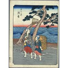 Japanese Print "Hamamatsu" by Ando Hiroshige, 歌川広重 (Hiroshige 1 Ando (歌川広重))