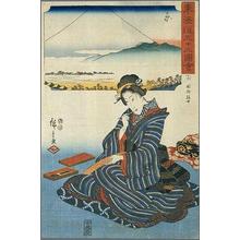 Ando Hiroshige, 歌川広重 (Hiroshige 1 Ando (歌川広重))による浮世絵「Hara — 原」