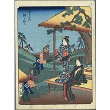 Ando Hiroshige, 歌川広重 (Hiroshige 1 Ando (歌川広重))による浮世絵「Hodogaya」