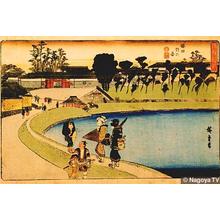 歌川広重: Scene Outside of the Sakurada - Japanese Art Open Database