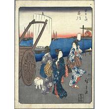 Utagawa Hiroshige: Shinagawa - Japanese Art Open Database