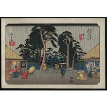 Utagawa Hiroshige: Tarui in Rain - Japanese Art Open Database