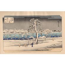 Utagawa Hiroshige: View From the Sumida River Embankment - Japanese Art Open Database
