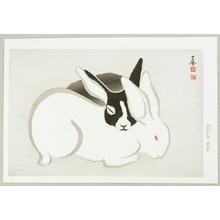 Imoto Tekiho: Rabbits - Japanese Art Open Database