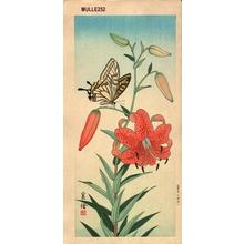 Jo: Butterfly and Tiger Lily - Japanese Art Open Database
