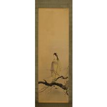Kajita Hanko: Bijin and Plum Tree — 梅樹美人之図 - Japanese Art Open Database