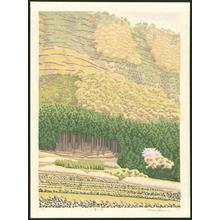 Kasamatsu Mihoko: Spring in Sanroku — 山麓の春 - Japanese Art Open Database