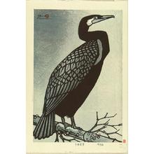 笠松紫浪: Cormorant — Unotori - Japanese Art Open Database