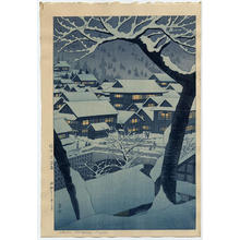 笠松紫浪: Shinshu Hotsprings- Shubu- Nagano - Japanese Art Open Database