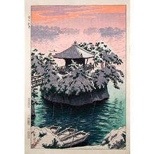 Kasamatsu Shiro: Snow In Matsushima, Matsujima - Japanese Art Open Database