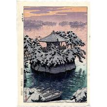 笠松紫浪: Snow In Matsushima, Matsujima - Japanese Art Open Database