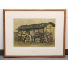 Katsuda Yukio: No 97- House at Inoshita — 井下の小屋 - Japanese Art Open Database