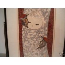 Kawano Kaoru: Woodpecker B- oban - Japanese Art Open Database