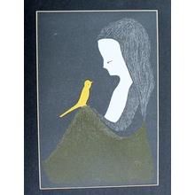 Kawano Kaoru: Yellow Canary - Japanese Art Open Database