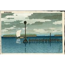 Kawase Hasui: The Shinagawa Offing — 品川？ - Japanese Art Open Database