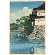 川瀬巴水: Kikyo Mon Gate of the Imperial Palace - Japanese Art Open Database