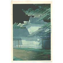 川瀬巴水: Aoba Castle in Sendai - Japanese Art Open Database
