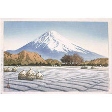 Kawase Hasui: A frosty morning at Nagaoka in Izu Peninsula - Japanese Art Open Database