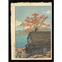 Japanischer Druck "Autumn at Chuzenji" von Kawase Hasui, 川瀬巴水 (Kawase Hasui (川瀬巴水))