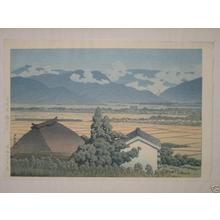 Japanese Print "Inariyama, Nagano" by Kawase Hasui, 川瀬巴水 (Kawase Hasui (川瀬巴水))