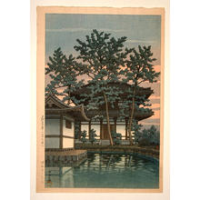 Kawase Hasui: Kikoji temple, Nara - Japanese Art Open Database