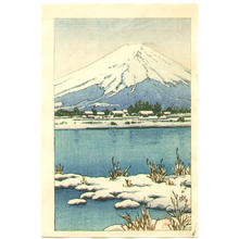 Kawase Hasui: Lake Kawaguchi - Japanese Art Open Database