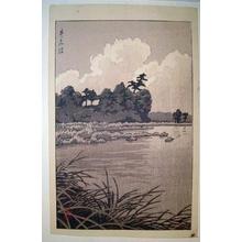 川瀬巴水: Lake Nakaxxx - Japanese Art Open Database