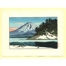川瀬巴水: Lake Shoji - Japanese Art Open Database
